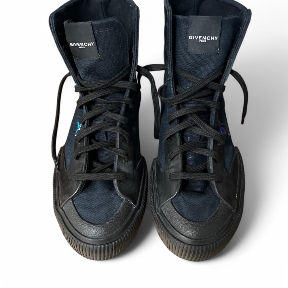 Givenchy Black High-Top Sneakers with Rugged Design